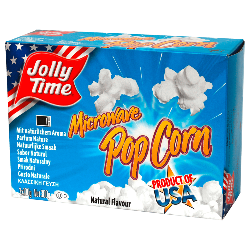 Jolly Time Microwave Pop Corn Natural Flavour 300g